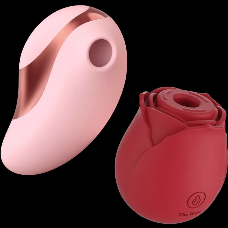 Bellesa Pebble and Rose, a pair of compact silicone clitoral stimulators