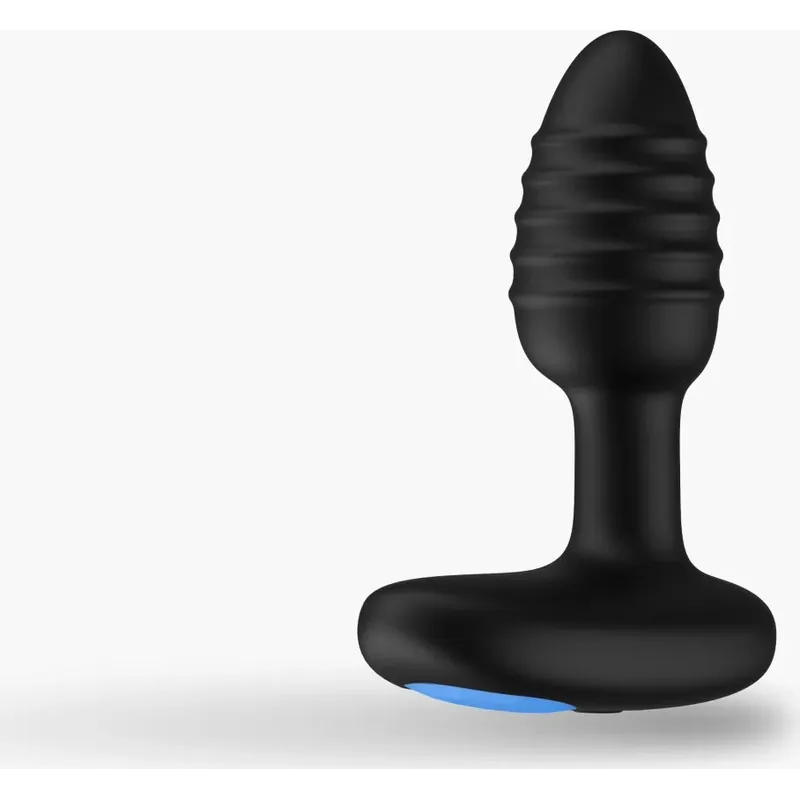 Kiiroo Lumen, a ribbed silicone vibrator with a cushioned surface