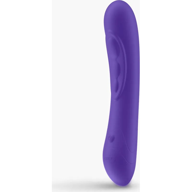 Kiiroo Pearl3, a purple silicone G-spot vibrator with raised internal ridges
