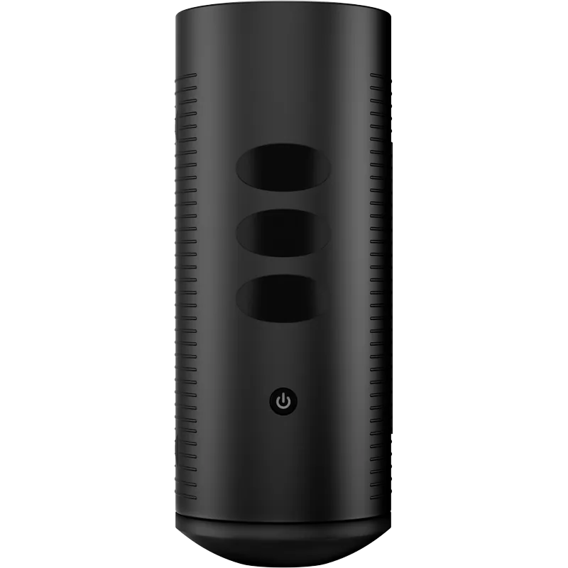 Kiiroo Titan, a black handheld vibrating male masturbator