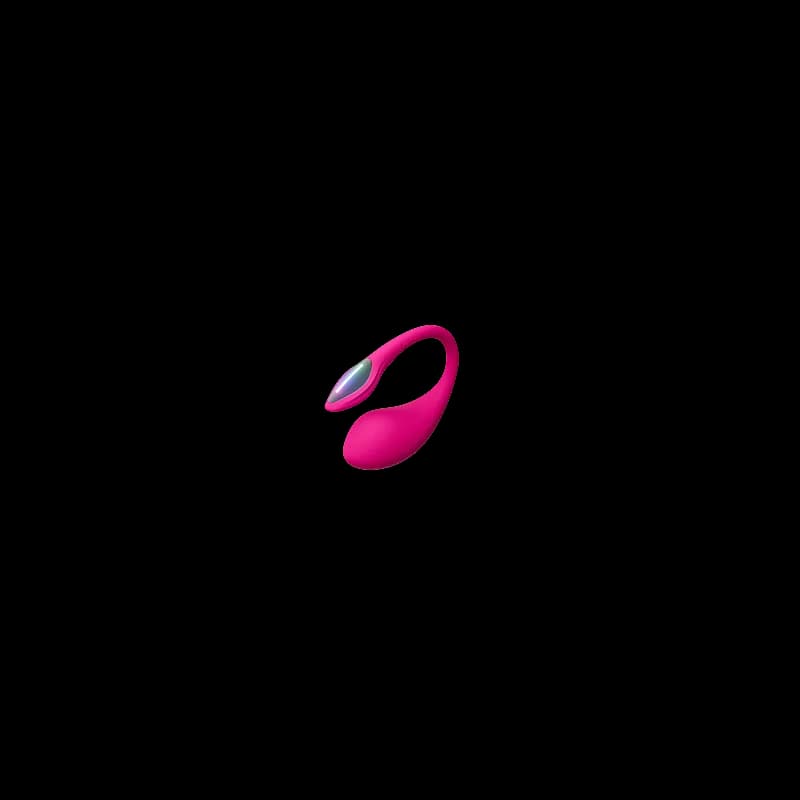 Lovense Lush 4, a purple wearable egg vibrator with a flexible antenna tail