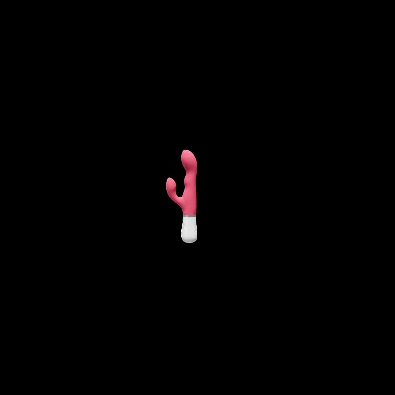 Lovense Nora, a purple rabbit vibrator with a rotating head