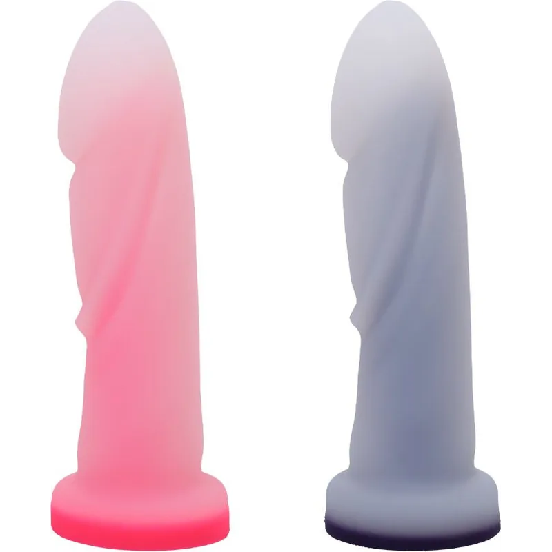 Tantus Cush O2, a dual-density silicone dildo with a realistic shape