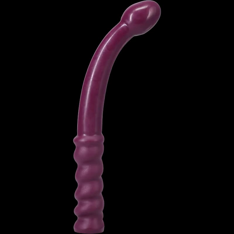 Tantus G-Force, a long curved firm silicone G-spot dildo