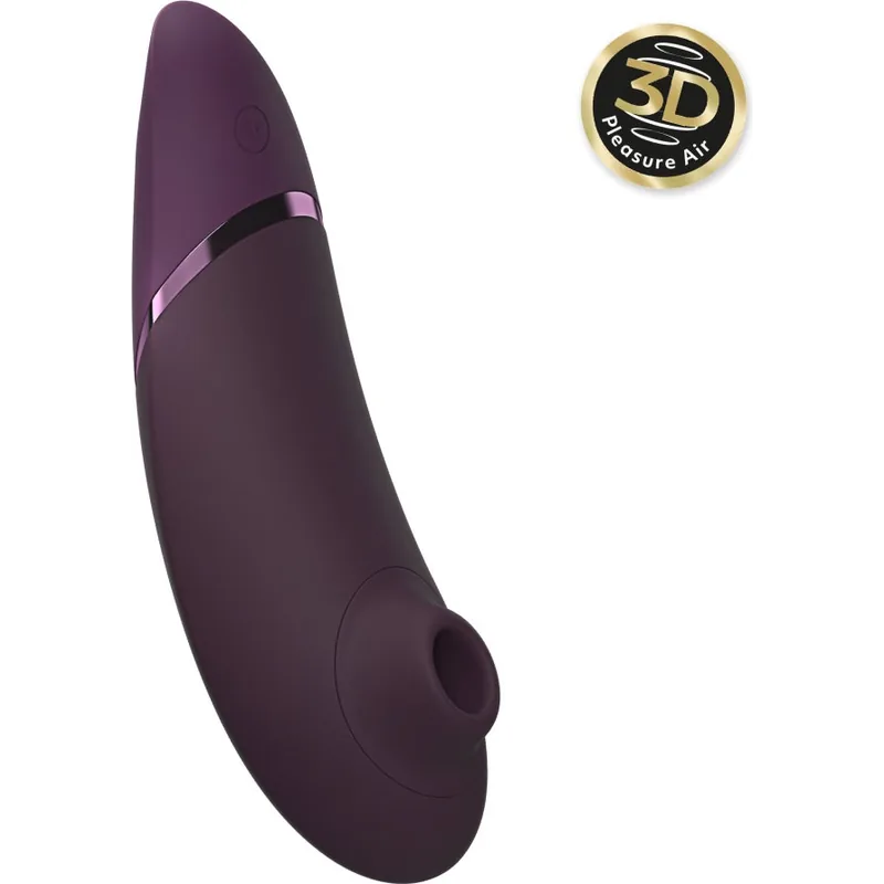 Womanizer Next, a large aubergine clitoral stimulator with a sculpted grip