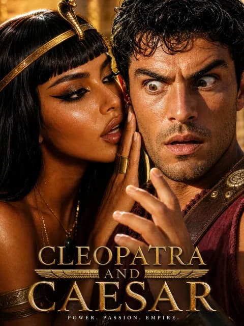 Cleopatra and Caesar — AI short series poster