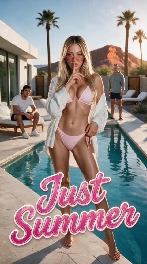 Just Summer — AI short series poster